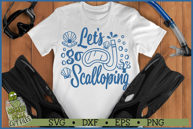 Let's Go Scalloping SVG File SVG Crunchy Pickle 