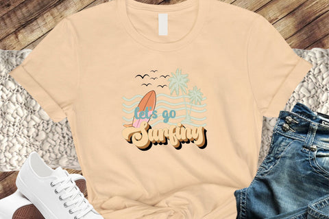 Let's Go Surfing Sublimation SVGArt 