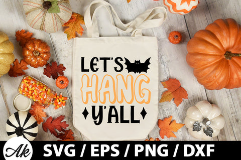 Let's hang y'all svg SVG akazaddesign 