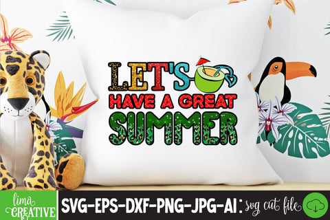 Let's Have a Great Summer Sublimation PNG Sublimation Insomnia Std 