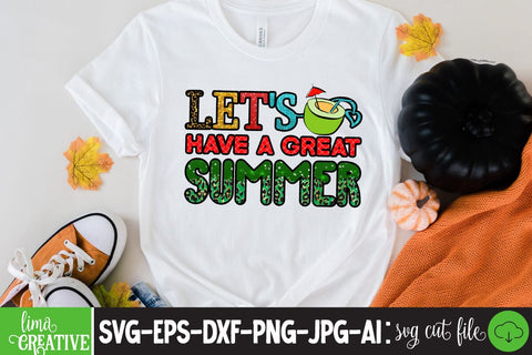 Let's Have a Great Summer Sublimation PNG Sublimation Insomnia Std 