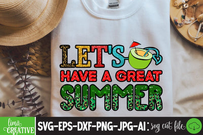 Let's Have a Great Summer Sublimation PNG Sublimation Insomnia Std 