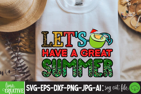 Let's Have a Great Summer Sublimation PNG Sublimation Insomnia Std 