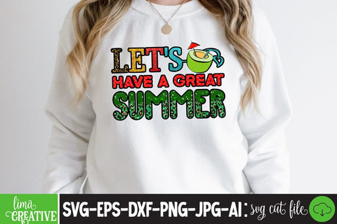 Let's Have a Great Summer Sublimation PNG Sublimation Insomnia Std 