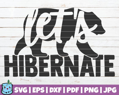Let's Hibernate SVG MintyMarshmallows 