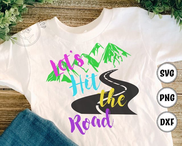 Let's Hit the Road SVG Design Shark 