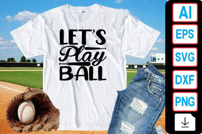 Let's Play Ball SVG Craftlabsvg24 