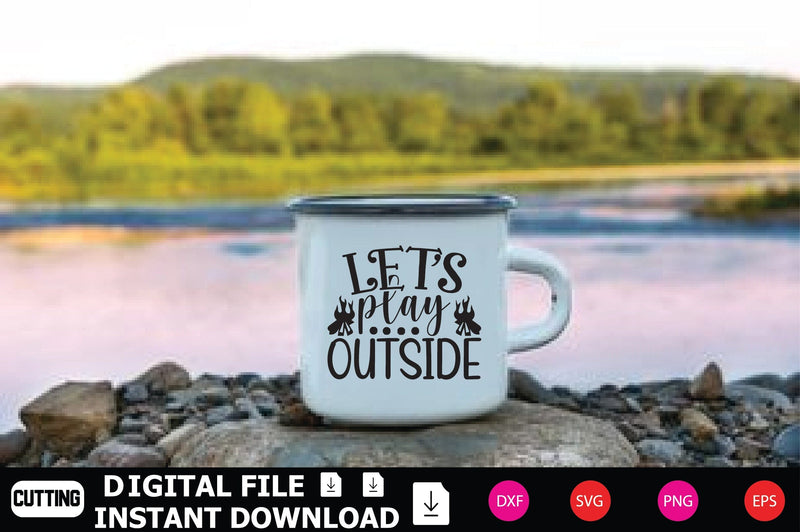 Let's Play Outside SVG Shahin alam 