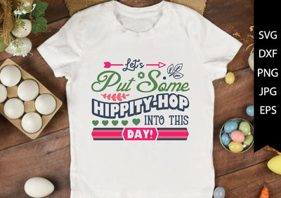 let's put some hippity-hop into this day! SVG md faruk hossain 