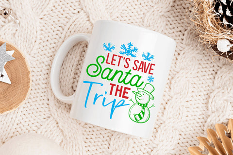 Lets save santa SVG Design SVG Regulrcrative 