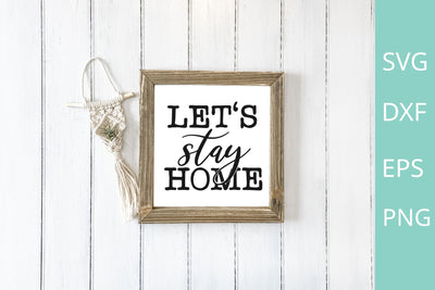 lets stay home svg SVG Chamsae Studio 