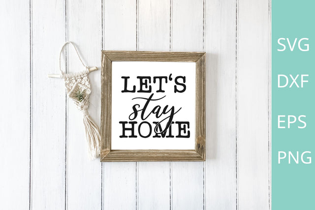 lets stay home svg SVG Chamsae Studio 