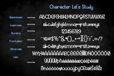 Let's Study Font JH-CreativeFont 