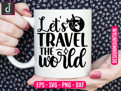 Let's travel the world svg design SVG Alihossainbd 