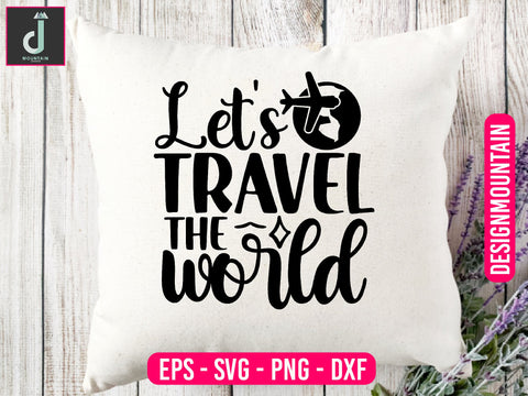 Let's travel the world svg design SVG Alihossainbd 