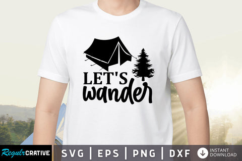 Lets wander SVG SVG Regulrcrative 