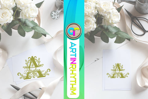 letter A, A svg, split monogram svg SVG Artinrhythm shop 