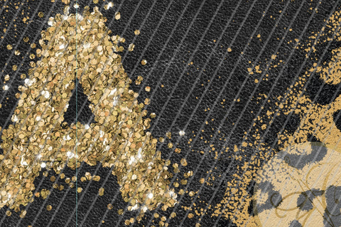 Letter A Leopard and Glitter 20oz Skinny Tumbler Sublimation | Blush Pink Sublimation Marlene Campos 