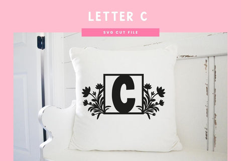 Letter C SVG Cut File | Alphabet Cutting Files SVG Illuztrate 