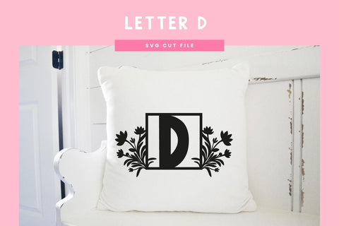 Letter D SVG Cut File | Alphabet Cutting Files SVG Illuztrate 