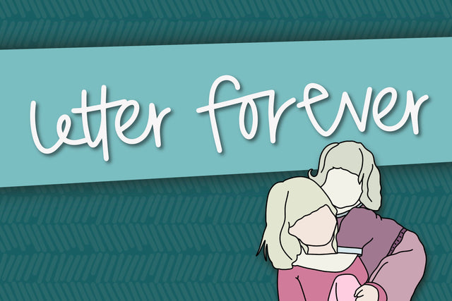Letter Forever Font Kitaleigh 