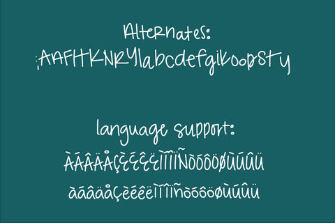 Letter Forever Font Kitaleigh 