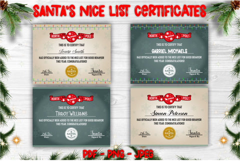 Letter From Santa Printable Santa Letter Printable Santa Certificate Letter Elf Adoption Printable Elf Adoption Letter Nice List Letter Digital Pattern Whistlepig Designs 