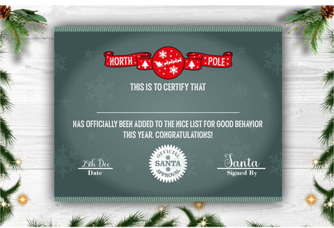 Letter From Santa Printable Santa Letter Printable Santa Certificate Letter Elf Adoption Printable Elf Adoption Letter Nice List Letter Digital Pattern Whistlepig Designs 