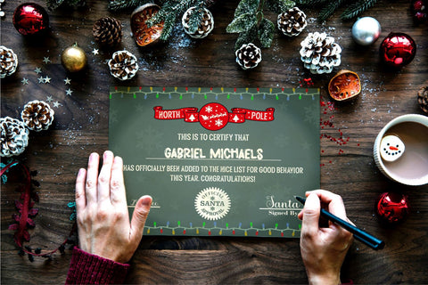 Letter From Santa Printable Santa Letter Printable Santa Certificate Letter Elf Adoption Printable Elf Adoption Letter Nice List Letter Digital Pattern Whistlepig Designs 