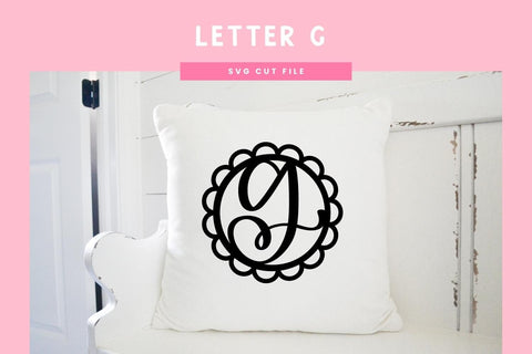 Letter G SVG Cut File | Alphabet Cutting Files SVG Illuztrate 