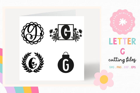 Letter G SVG Cut File | Alphabet Cutting Files SVG Illuztrate 