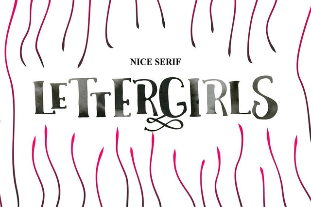 Letter Girls Font BonjourType 