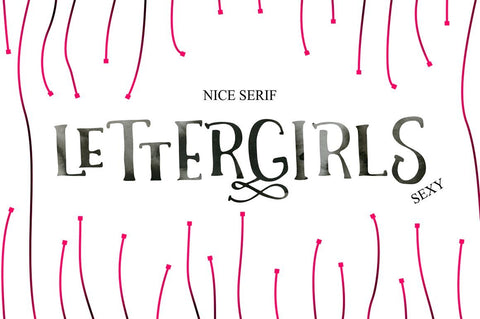 Letter Girls Font BonjourType 