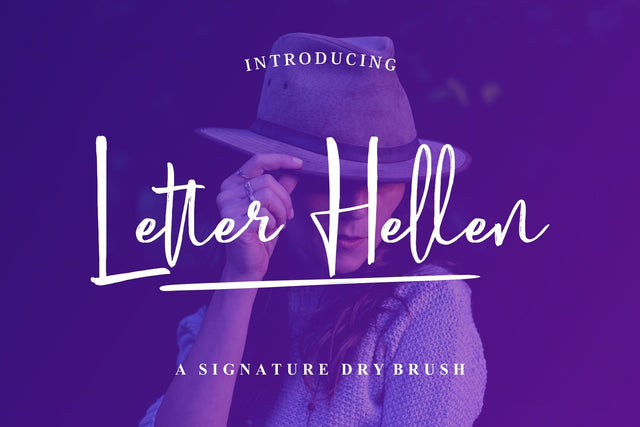 Letter Hellen Font Garisman Studio 