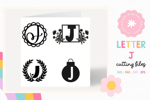 Letter J SVG Cut File | Alphabet Cutting Files SVG Illuztrate 