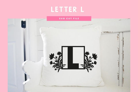 Letter L SVG Cut File | Alphabet Cutting Files SVG Illuztrate 