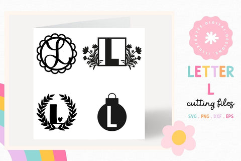 Letter L SVG Cut File | Alphabet Cutting Files SVG Illuztrate 