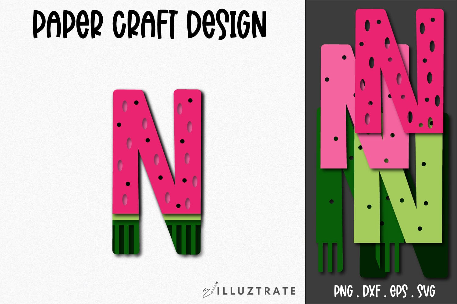 Letter N Watermelon Alphabet Svg Watermelon Alphabet Svg Cut Files So Fontsy 1315