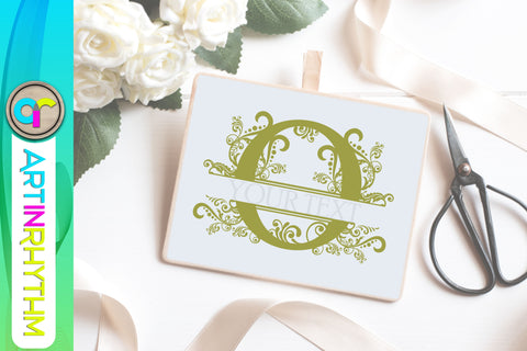 letter o, o monogram, letter monogram SVG Artinrhythm shop 