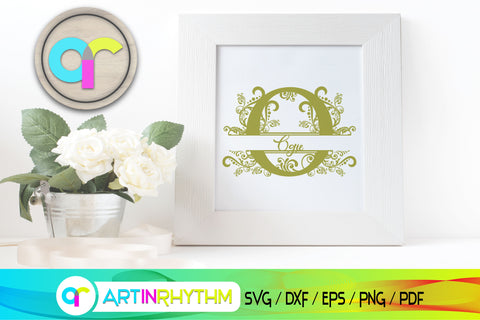 letter o, o monogram, letter monogram SVG Artinrhythm shop 