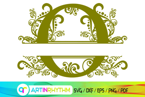 letter o, o monogram, letter monogram SVG Artinrhythm shop 
