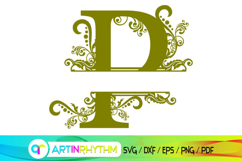 letter p, p monogram, letter monogram SVG Artinrhythm shop 