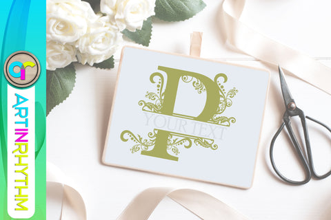 letter p, p monogram, letter monogram SVG Artinrhythm shop 