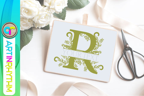 letter r, r monogram, letter monogram SVG Artinrhythm shop 