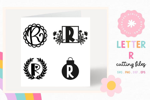 Letter R SVG Cut File | Alphabet Cutting Files SVG Illuztrate 