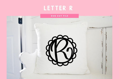 Letter R SVG Cut File | Alphabet Cutting Files SVG Illuztrate 