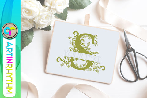 letter s, s monogram, letter monogram SVG Artinrhythm shop 