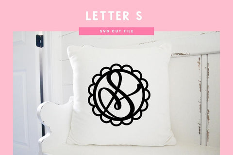 Letter S SVG Cut File | Alphabet Cutting Files SVG Illuztrate 