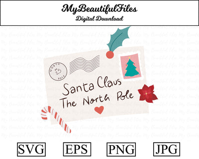 Letter to Santa - Christmas SVG MyBeautifulFiles 