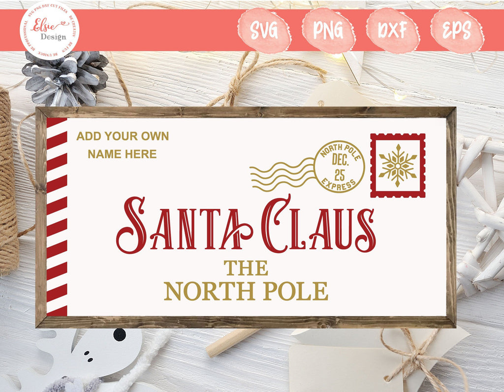 Letter To Santa / Santa Mail - SVG, PNG, DXF, EPS - So Fontsy